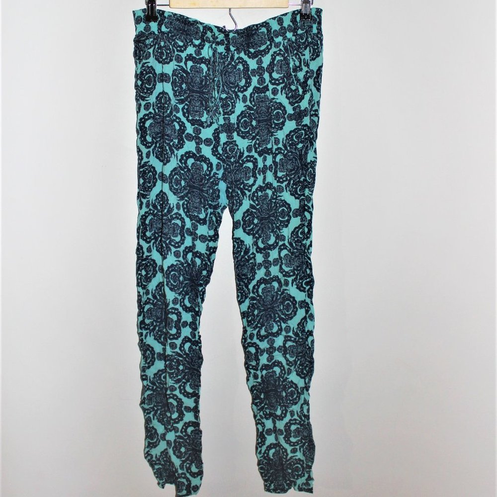 Turquoise Summer Harem Pants